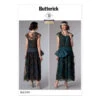 Butterick Pattern B6399 Misses' Drop-Waist Dress With Oversized Bow