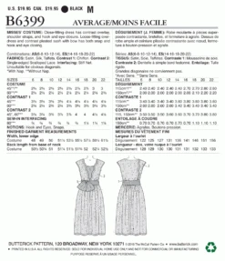 Butterick Pattern B6399 Misses' Drop-Waist Dress With Oversized Bow -Sewing Supplies Store b6399 5995112b 95d6 47dc 9327 07b0d9e10dd4
