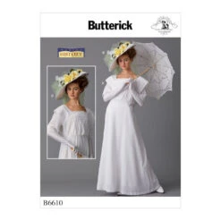 Butterick Pattern B6610 Misses' Costume And Hat