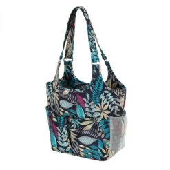 Knitting Tote Bag, Urban Jungle- Shoulder Carry Straps -Sewing Supplies Store img 3116 1