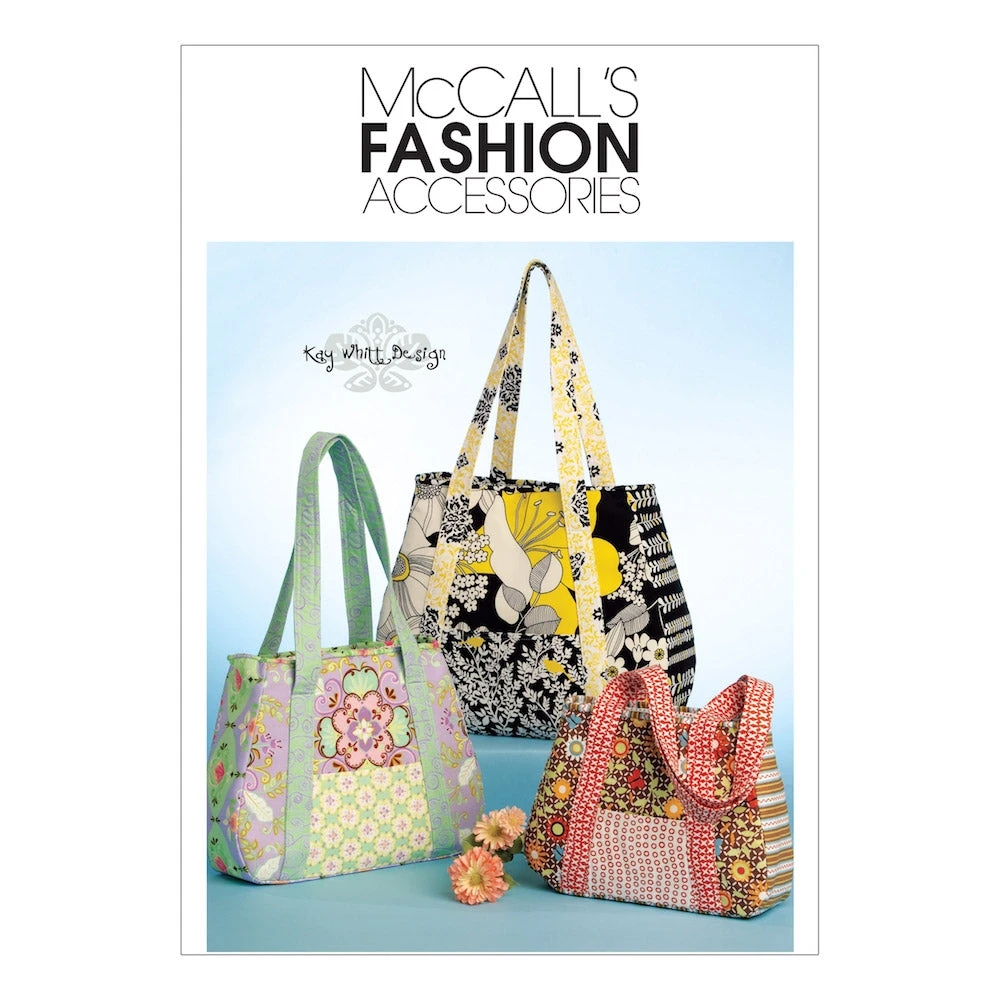 McCall's Pattern M5822 Tote Bag In 3 Sizes 1 McCall's Pattern M5822 Tote Bag In 3 Sizes