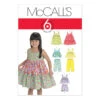 McCall's Pattern M6017 Toddlers'/Children's Tops, Dresses, Shorts And Pants