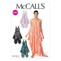 McCall's Pattern M7402 Misses' Dresses And Jumpsuit
