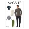 McCall's Pattern M7486 Men's Raglan Sleeve Tops And Drawstring Pants