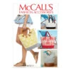 McCall's Pattern M7611 Misses' Lined Tote Bags With Contrast Variations
