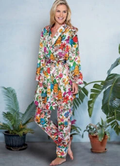 McCall's Pattern M8056 Misses' Robe, Belt, Tops, Shorts And Pants -Sewing Supplies Store m8056 product 01 1 b5f9abef 3d0c 4a4e 8bbc 0af1837d26ae