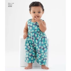 Newlook Pattern 6568 Babies' Dress, Romper And Jacket -Sewing Supplies Store new look baby sportswear pattern 6568 av1 891f3a62 a474 4cd2 abe4 fe8975ccd191