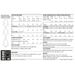 Newlook Pattern 6588 Unisex Tops -Sewing Supplies Store new look unisex sweaters pattern 6588 envelope back scaled