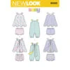 Newlook Pattern 6440 Babies' Romper And Sundress With Panties