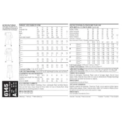 Newlook Pattern 6145 Misses' Dress -Sewing Supplies Store newlook dresses pattern 6145 envelope back ce266d8c d67a 4433 b917 e66cb929bf3e