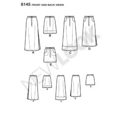 Newlook Pattern 6145 Misses' Dress -Sewing Supplies Store newlook dresses pattern 6145 front back view 86ffcf05 f0f8 44cf 96fd e59fd9d54bce