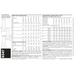 Newlook Pattern 6347 Misses Dresses -Sewing Supplies Store newlook dresses pattern 6347 envelope back 96f017a1 f094 4dae 88ce 7e842c96bc0f