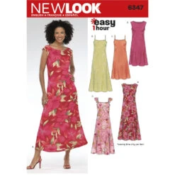 Newlook Pattern 6347 Misses Dresses