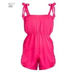 Newlook Pattern 6389 Girls' Easy Jumpsuit, Romper And Dresses -Sewing Supplies Store newlook girls pattern 6389 av2a
