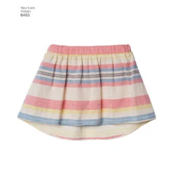 Newlook Pattern 6465 Child's Easy Top, Skirt And Shorts -Sewing Supplies Store newlook girls pattern 6465 av1d