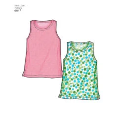 Newlook Pattern 6847 Child Robe, Pajama Pants Or Shorts And Knit Tops -Sewing Supplies Store newlook girls pattern 6847 av2 7e5f4766 50a7 47d3 865b f5bd96f0c165
