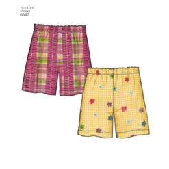 Newlook Pattern 6847 Child Robe, Pajama Pants Or Shorts And Knit Tops -Sewing Supplies Store newlook girls pattern 6847 av4 cec0d26f a192 4fb9 8c3b c54476aac70b