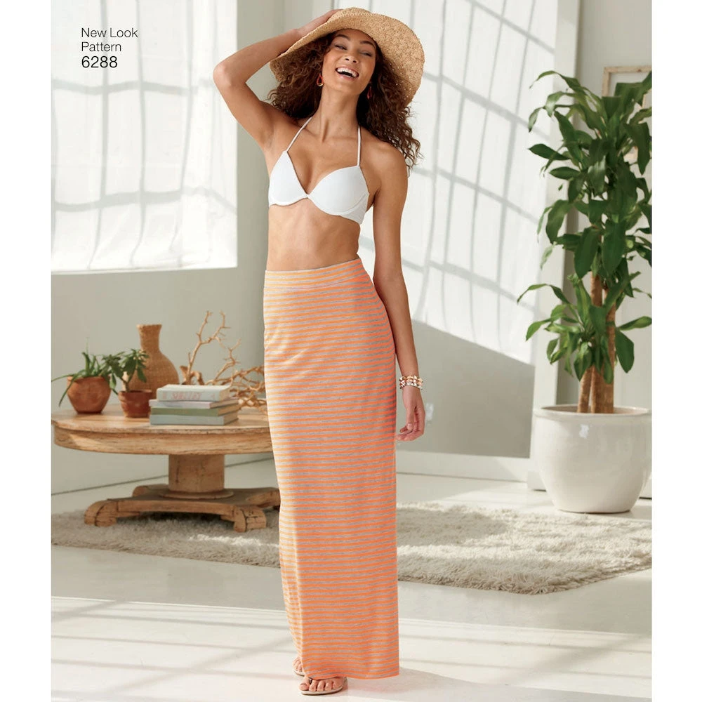 Newlook Pattern 6288 Misses' Pull On Knit Skirts 3 Newlook Pattern 6288 Misses' Pull On Knit Skirts - Image 3