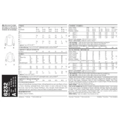 Newlook Pattern 6232 Misses' And Men's Button Down Shirt -Sewing Supplies Store newlook unisex scrubs pattern 6232 envelope back 6303ea67 6833 4142 90f5 3460c8d986c1