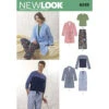 Newlook Pattern 6233 Unisex Pants, Robe And Knit Tops