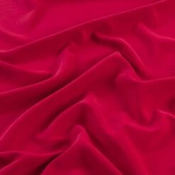 Peach Skin Shirting Fabric, Cherry- Width 150cm