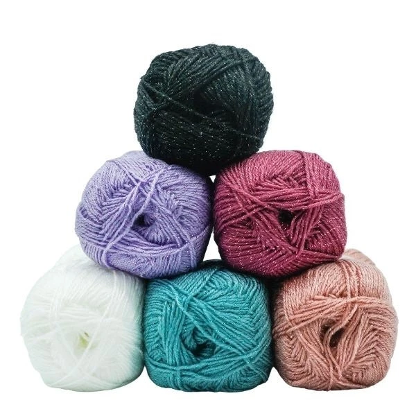 Makr Razzle Crochet & Knitting Yarn, Black- 100g Acrylic Polyamide Yarn 2 Makr Razzle Crochet & Knitting Yarn, Black- 100g Acrylic Polyamide Yarn - Image 2