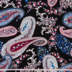 Rustic Rayon Fabric, Paisleys- Width 140cm