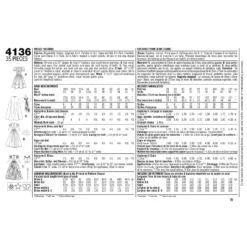 Simplicity Pattern 4136 Women's Costumes 19 Simplicity Pattern 4136 Women's Costumes -Sewing Supplies Store simplicity costumes pattern 4136 envelope back scaled