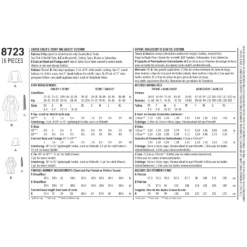 Simplicity Pattern 8723 Harry Potter Unisex Costumes -Sewing Supplies Store simplicity harry potter costumes 8723 pattern envelope back scaled