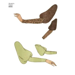 Simplicity Pattern 8695 Women's Vintage Set Of Sleeves -Sewing Supplies Store simplicity vintage sleeves 1930s pattern 8695 AV2 scaled