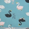 Sweety Twills Fabric, Ballet Swans Aqua- Width 160cm