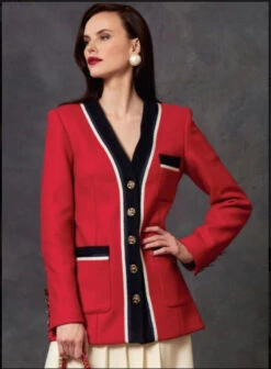 Vogue Pattern V1643 Misses'/Misses' Petite Jacket, Dress And Skirt -Sewing Supplies Store v1643c