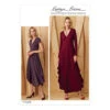 Vogue Pattern V9268 Misses' Knit, V-Neck, Draped Dresses